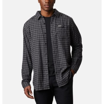 Columbia Muške Košulje - Cornell Woods Flannel Long Sleeve Big Sive | DQOI-78195